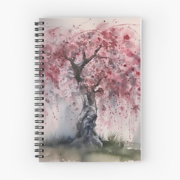 Item preview, Watercolor Wash Weeping Cherry Tree designed and sold by Matt's Artificial Nature.