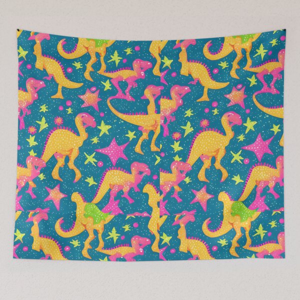 Item preview, Dino and star pattern designed and sold by amac1662.