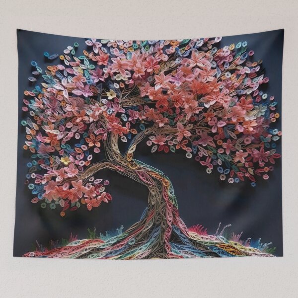 Item preview, Paper Quilled Weeping Cherry Tree designed and sold by Matt's Artificial Nature.