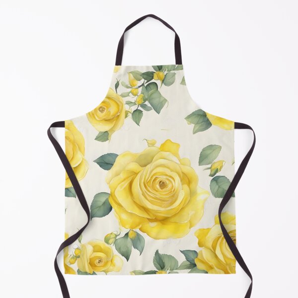 Item preview, Cheerful Watercolor Yellow Roses Flowers Floral Patterns designed and sold by Wonder Of Light.