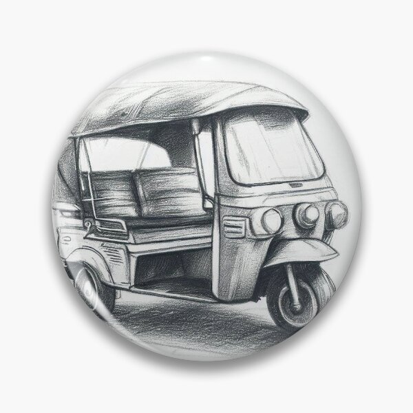 Item preview, Tuktuk pencil designed and sold by James-M-Blind.