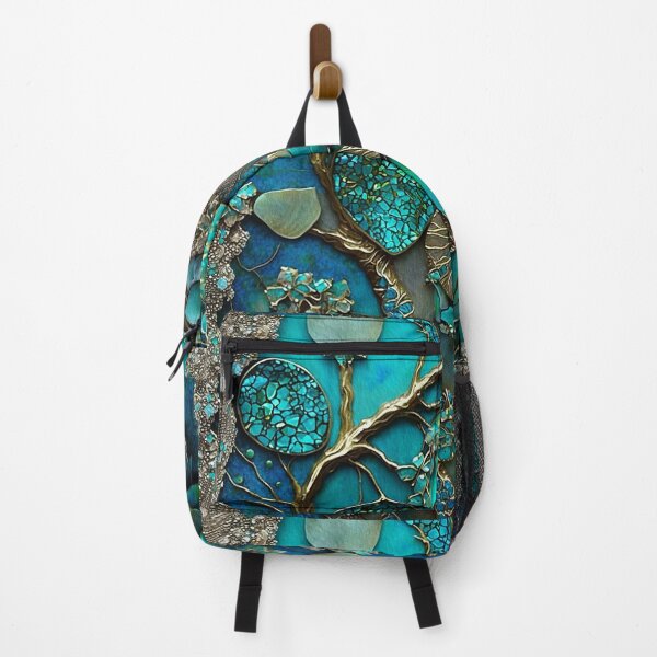 Item preview, Glittery Organic Gems,Teal, Turquoise, Ocean, designed and sold by GemstoneandLeaf.