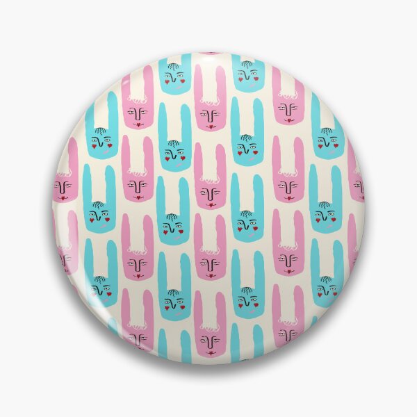 Item preview, Funky rabbit with a lovely face pattern designed and sold by Dustick.
