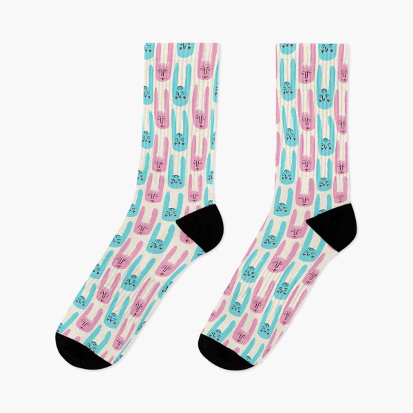 Item preview, Funky rabbit with a lovely face pattern designed and sold by Dustick.