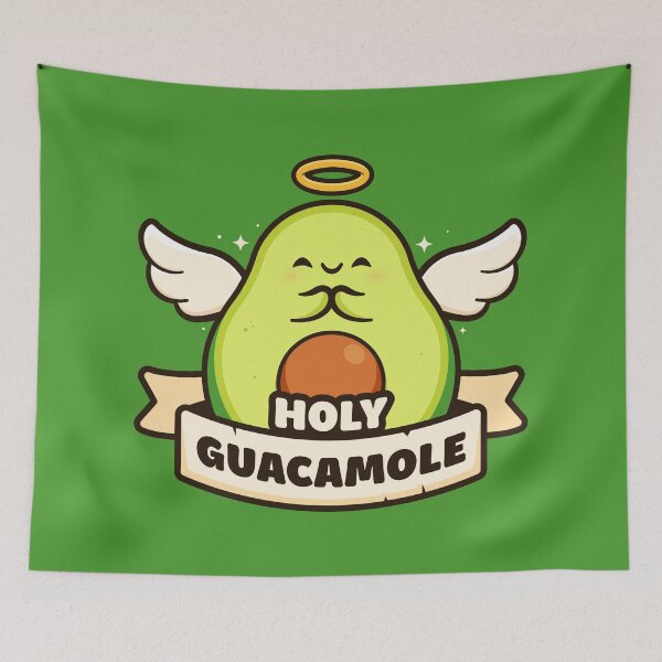 Item preview, Holy Guacamole - Cute Avocado Pun designed and sold by Gudland.