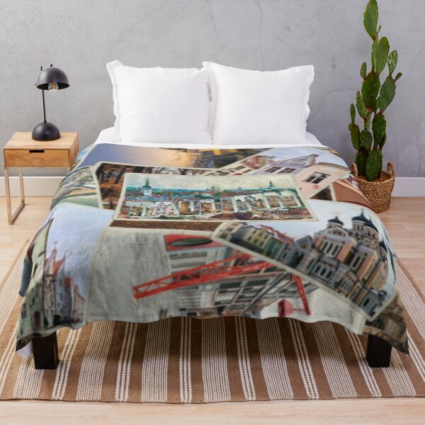 Item preview, Greetings from Tallinn in Estonia Vintage style retro souvenir designed and sold by DeveloperProp0.