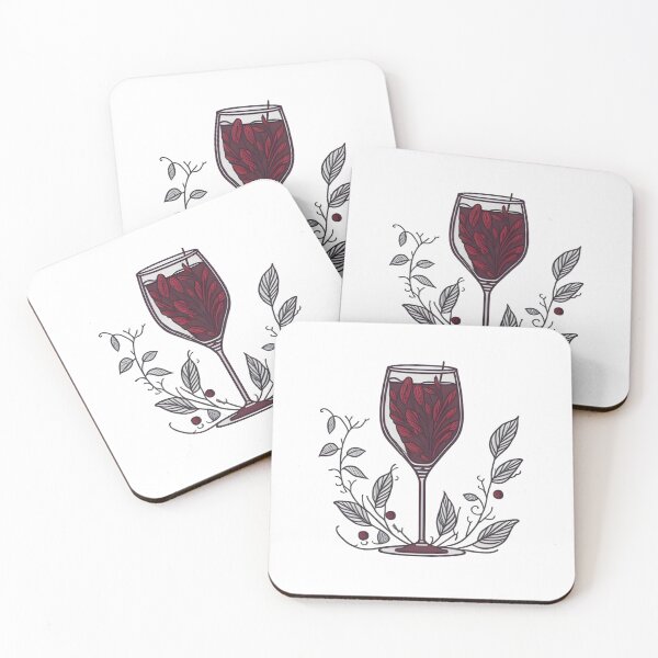 Item preview, Stylish Floral Wine Glass designed and sold by Cravio.