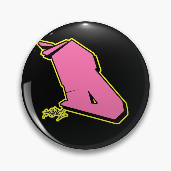 Item preview, PINK LETTER D BY ESONE URBAN GRAFFITI STREET STYLE  designed and sold by GraffitiBomberZ.