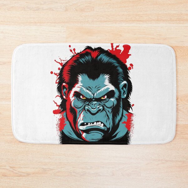 Item preview, Angry Gorilla Cartoon Comic Book Style Silver Back Mean designed and sold by Travel Time.