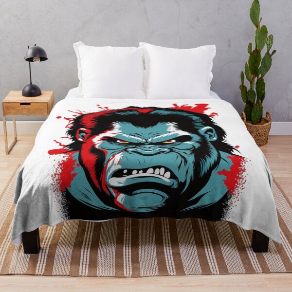 Item preview, Angry Gorilla Cartoon Comic Book Style Silver Back Mean designed and sold by Travel Time.