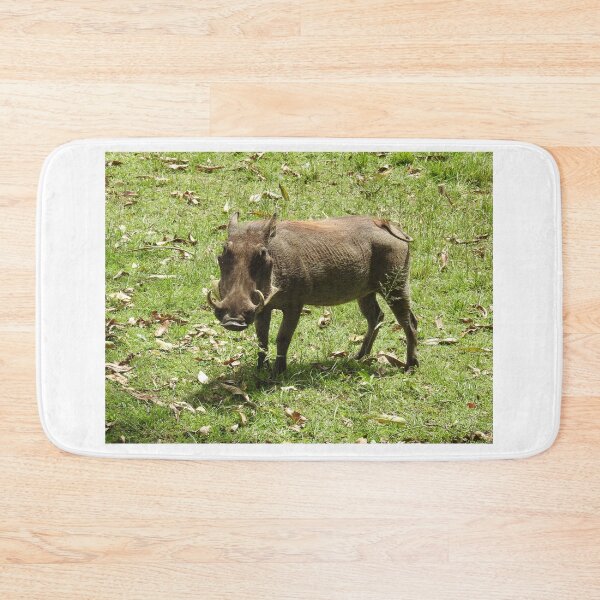 Item preview, Warthog in safari camp designed and sold by Faunagraphy360.