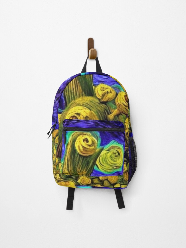 Thumbnail 1 of 3, Backpack, Yellow Roses designed and sold by cfbennettmedia.