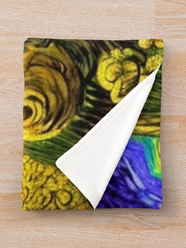 Thumbnail 3 of 6, Throw Blanket, Yellow Roses designed and sold by cfbennettmedia.