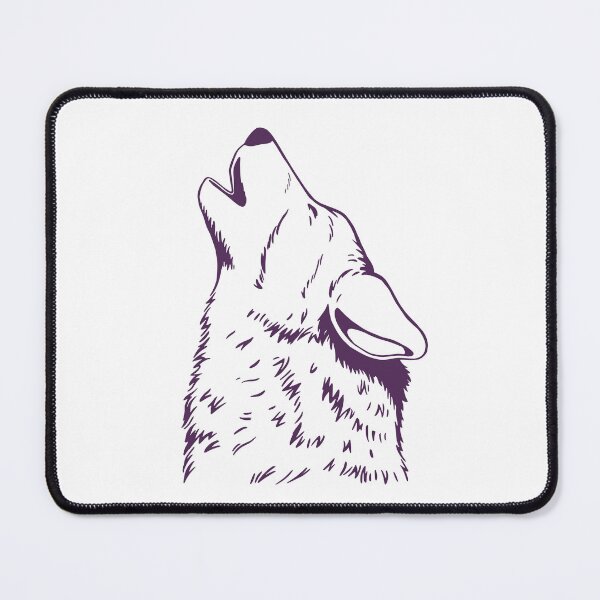 Item preview, The wolf howls vinyl sticker, wolf sticker, best friend gift, laptop sticker, designed and sold by 313Creationz.