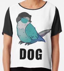 Dog Chiffon Top