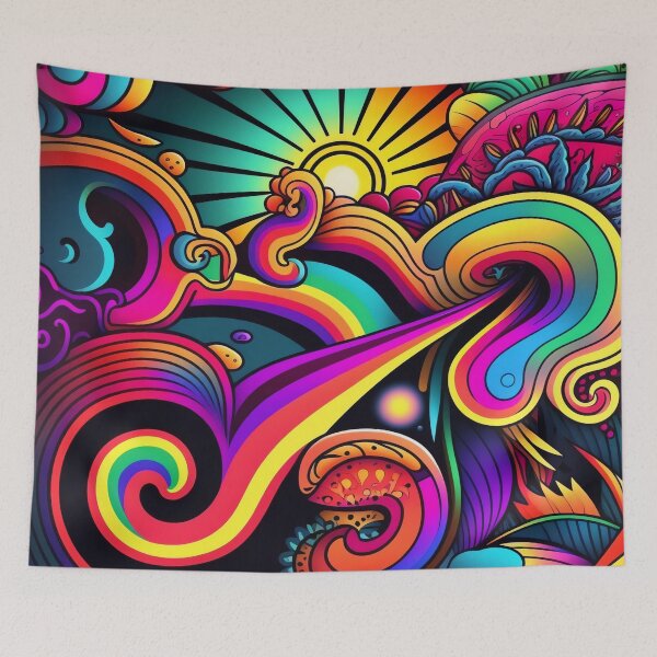 Item preview, Psychedelic Sunrise  designed and sold by ConnerCreations.