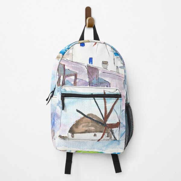 Item preview, Wonderful Vew of Mykonos Greece with Windmill and Aegean Sea designed and sold by artshop77.