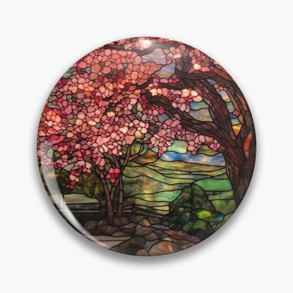Item preview, Stained Glass Weeping Cherry Tree designed and sold by Matt's Artificial Nature.
