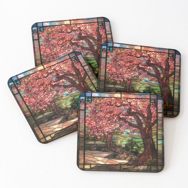 Item preview, Stained Glass Weeping Cherry Tree designed and sold by Matt's Artificial Nature.