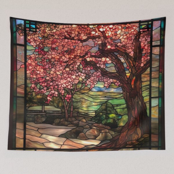 Item preview, Stained Glass Weeping Cherry Tree designed and sold by Matt's Artificial Nature.