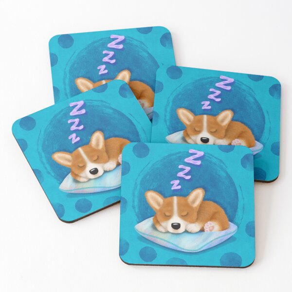 Item preview, Sleeping Corgi designed and sold by -DearTreehouse-.