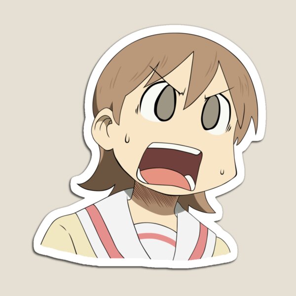 funny yuuko meme surprised face nichijou - Anime Memes - Tapestry