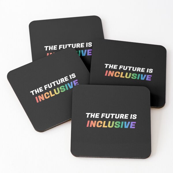 Item preview, The Future Is Inclusive LGBT Pride Rainbow designed and sold by Inspirationmotivation.