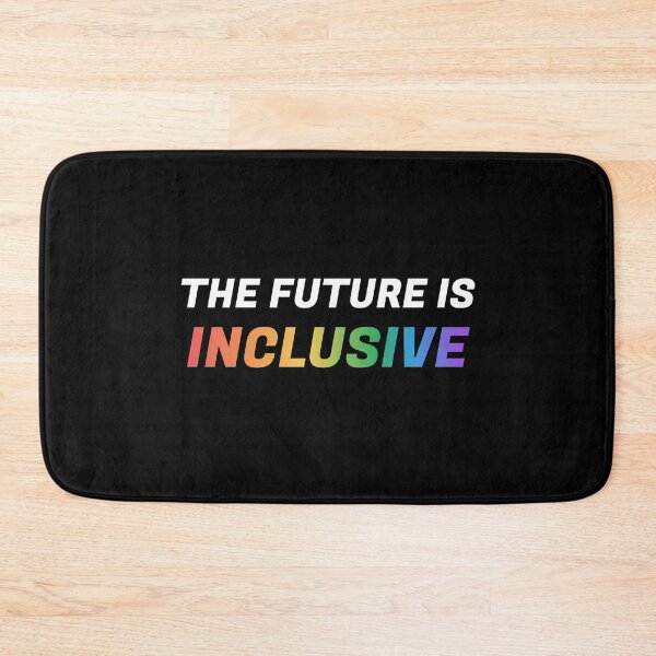 Item preview, The Future Is Inclusive LGBT Pride Rainbow designed and sold by Inspirationmotivation.