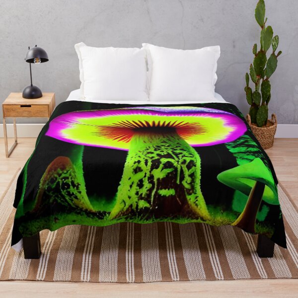Item preview, Shrooms Blacklight Poster Art 1 designed and sold by Benito Del Ray.