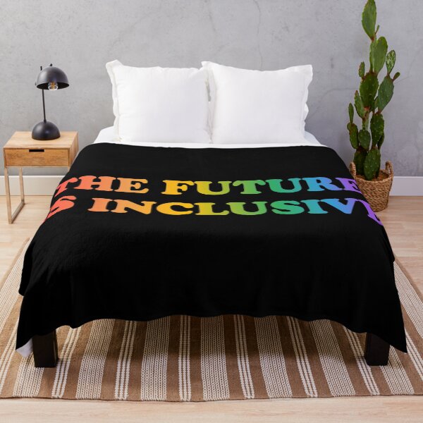 Item preview, The Future Is Inclusive LGBT Pride Rainbow designed and sold by Inspirationmotivation.