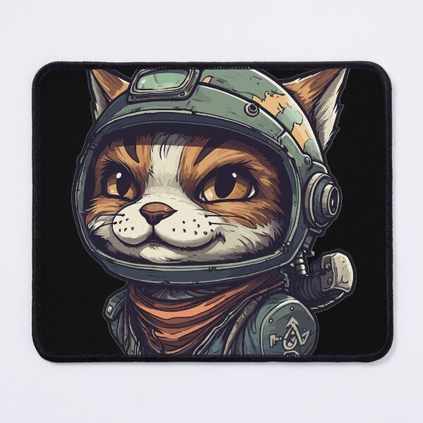 Item preview, Cat jet fighter pilot designed and sold by BootWaax.