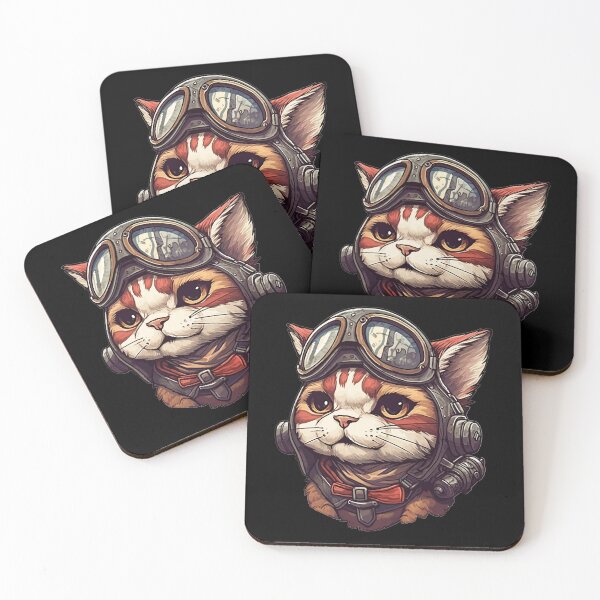 Item preview, Cute Tabby Cat jet fighter pilot designed and sold by BootWaax.