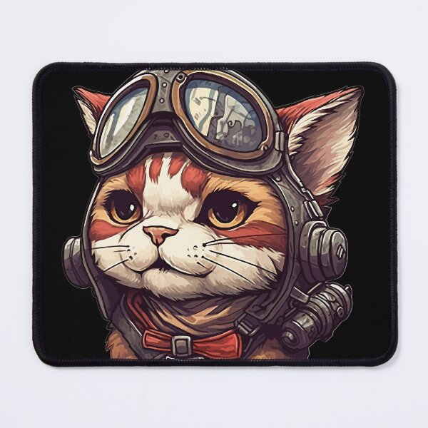 Item preview, Cute Tabby Cat jet fighter pilot designed and sold by BootWaax.