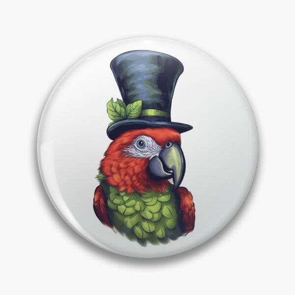 Item preview, Macaw with a Top Hat designed and sold by STRSHADOW.