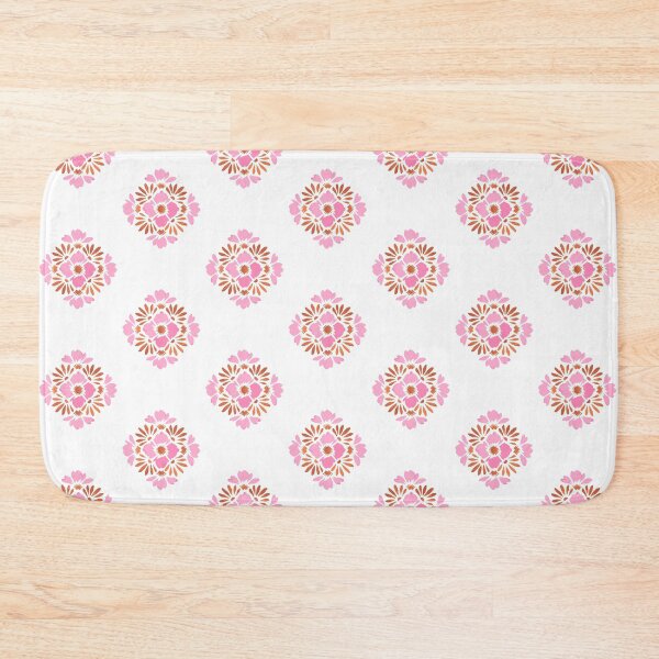 Item preview, Pretty Boho Floral Sunset Tile Design Pink  designed and sold by WildFlowerWC.
