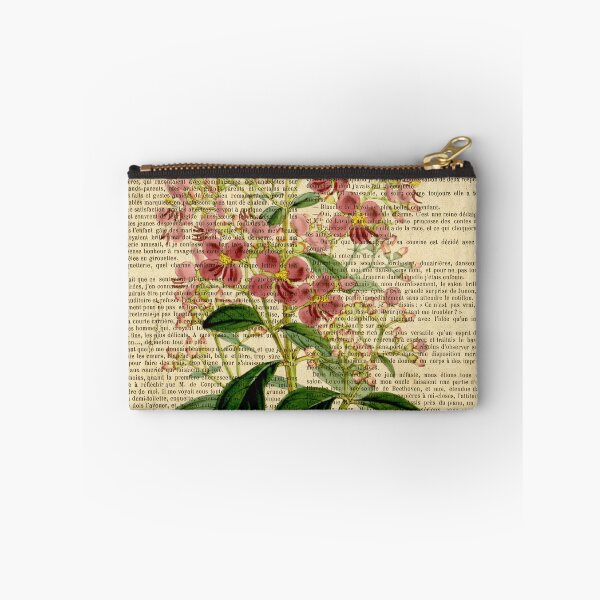 Item preview, Botanical print, on old book page - wildflower designed and sold by Art by Lilia.