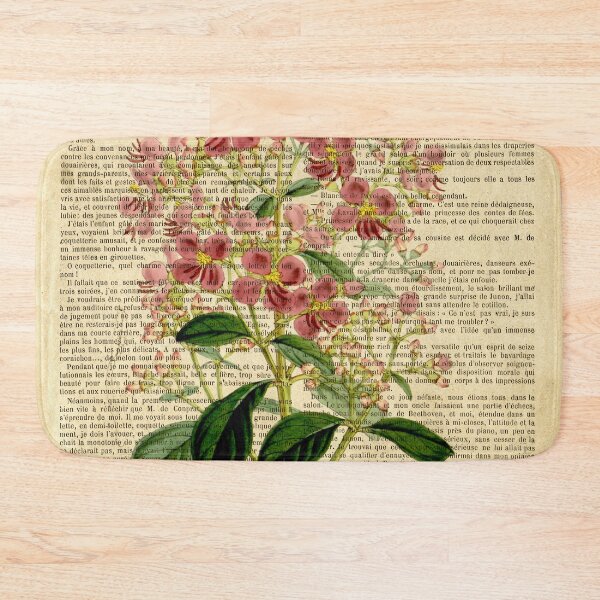 Item preview, Botanical print, on old book page - wildflower designed and sold by Art by Lilia.