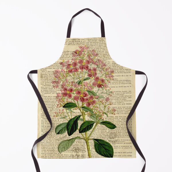 Item preview, Botanical print, on old book page - wildflower designed and sold by Art by Lilia.