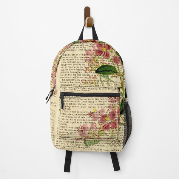 Item preview, Botanical print, on old book page - wildflower designed and sold by Art by Lilia.
