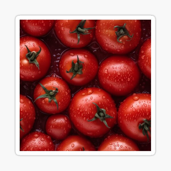 Item preview, Glistening Tomatoes Superrealism designed and sold by Splargo Digital Prints.
