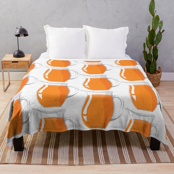 Item preview, glass jug with orange juice designed and sold by Zhanna Lenivaya.