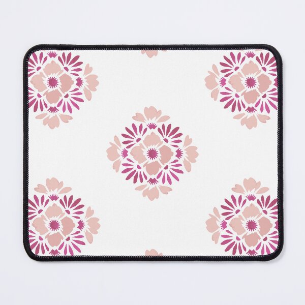 Item preview, Pretty Boho Floral Sunset Tile Design Magenta designed and sold by WildFlowerWC.