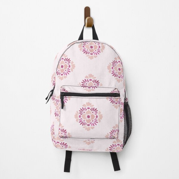 Item preview, Pretty Boho Floral Sunset Tile Design Magenta designed and sold by WildFlowerWC.