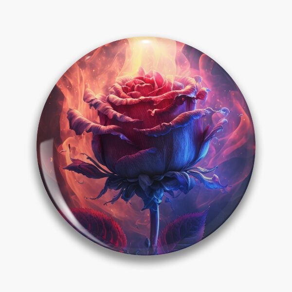 Item preview, Rose on Burning Flame designed and sold by Art by Lilia.