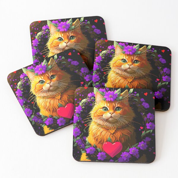 Item preview, Cute Cat Love designed and sold by FotoLibreStudio.