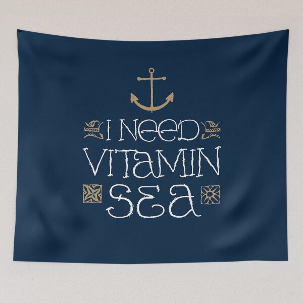 Item preview, I Need Vitamin Sea by Tobe Fonseca designed and sold by Tobe Fonseca®.