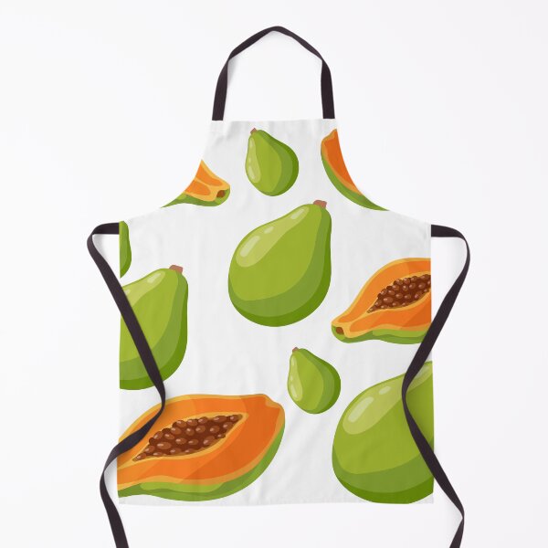 Item preview, papaya fruit vitamins summer on a light background designed and sold by Zhanna Lenivaya.