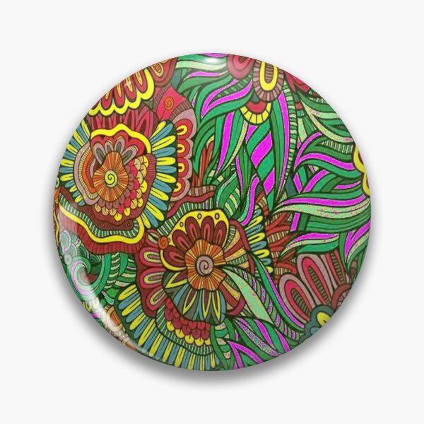 Artikelvorschau, Mandalas, Blumen, in den vorherrschenden Farben Braun, Grün und Gelb entworfen und verkauft von JaroDesign2023.