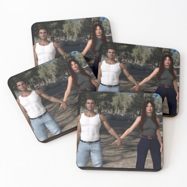 Item preview, 3D Hiking Couple designed and sold by KDStout.