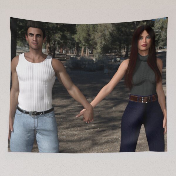 Item preview, 3D Hiking Couple designed and sold by KDStout.